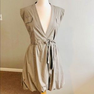 ❤️ Kenneth Cole Wrap Dress in Kahki